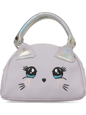 Polaris Lıla Kedı El 6fx Lila Kız Çocuk El Çantası