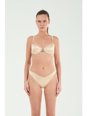 Louren B21034 Saten Balenli Bikini Takım