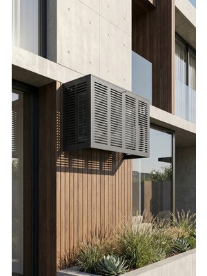 Liccia Klima Motoru/Dış Ünite Gizleme/Koruma Kafesi XL 120x62x150(H) Slotted