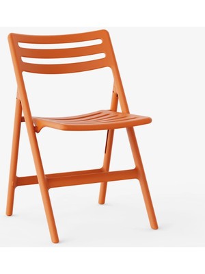 Retro Art Katlanır Kırılmaz Plastik Sandalye 4'lü Set