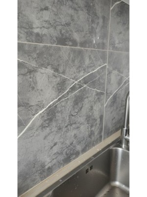 Store Mania Ieg™ 30X30 Antrasit Mermer Desenli Duvar Sticker