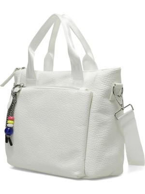 Butigo Ntrl Ykm Ckgz Kl 6fx Beyaz Kadın Kol Çantası