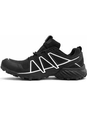 Liarca Erkek Outdoor Spor Ayakkabı Trail Running Trekking Kaymaz Taban Siyah