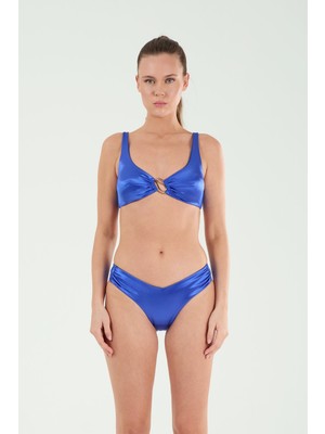 Louren B21035 Saten U Yaka Bikini Takım