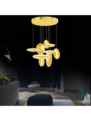 Ronisu Aydınlatma Astra 8'li Disk Avize  LED Avize Aydınlatma