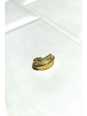 Spossy Silver Jewelry Yaprak Kıkırdak Küpe