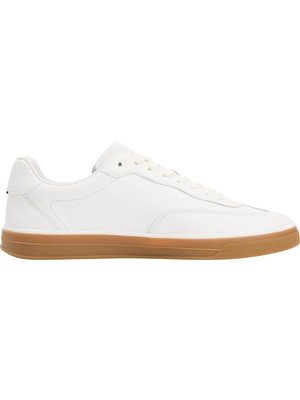 Tommy Hilfiger Th Lo Lux  Lth Erkek Beyaz Sneakers - FM0FM05815