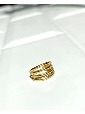 Spossy Silver Jewelry 4 Sıralı Kıkırdak Küpe