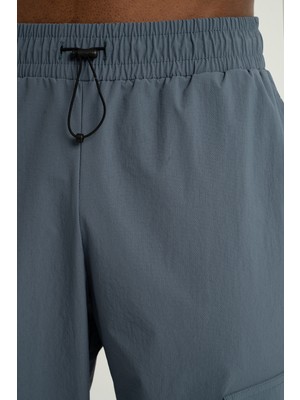 Airlife Verona Outdoor Zb Erkek Kapaklı Cep ve Lastik Paçalı Pantolon Indigo
