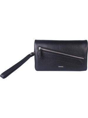 Grande Erkek Hakiki Deri El Portföy Çanta Siyah 4272