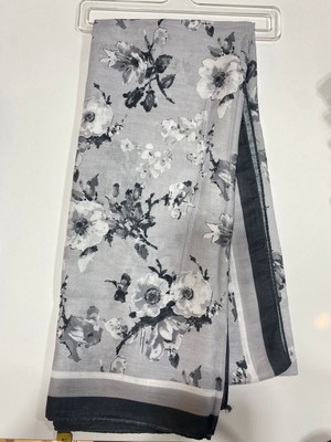 Nisa Çiçek Desenlişalgri-Siyah