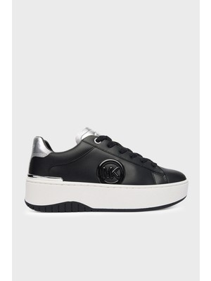 Michael Kors Hakiki Deri Logolu Sneaker Ayakkabı 43R6DTFS5L001 Bayan Ayakkabı 43R6DTFS5L 001