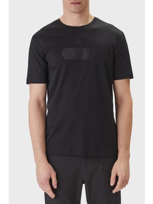 Boss % 100 Pamuk Regular Fit Bisiklet Yaka T Shirt Erkek T Shirt 50554557 001