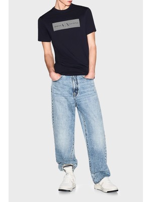 Armani Exchange Pamuklu Regular Fit Logolu Bisiklet Yaka T Shirt Erkek T Shirt XM002472 AF10356 UB101