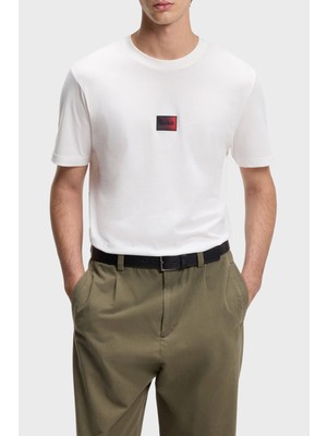 Hugo Logolu % 100 Pamuk Regular Fit Bisiklet Yaka T Shirt Erkek T Shirt 50553124 102