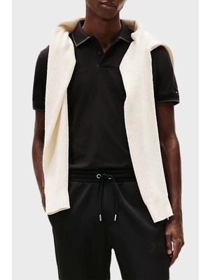 Tommy Hilfiger Pamuklu Regular Fit Düğmeli Polo Yaka T Shirt Erkek Polo Yaka T Shirt MW0MW41607 Bds