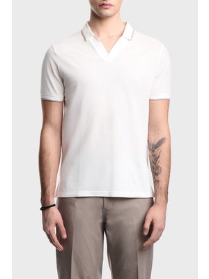 Emporio Armani Pamuklu Regular Fit Logolu Polo Erkek Polo EM005842 AF12955 U0003