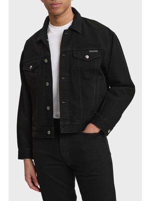 Calvin Klein Pamuklu Regular Fit Logolu Ceket LV04RF706GJW4 Erkek Ceket LV04RF706G Jw4