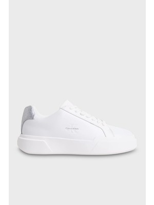 Calvin Klein Deri Logolu Sneaker Ayakkabı HW0HW0298805Y Bayan Ayakkabı HW0HW02988 05Y
