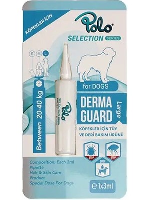 Polo Köpek Tüy Deri Bakım Ürünü Large 3ml