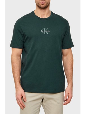 Calvin Klein Pamuklu Regular Fit Logolu Bisiklet Yaka T Shirt LV04RB866GPZM Erkek T Shirt LV04RB866G Pzm