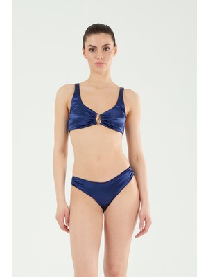 Louren B21035 Saten U Yaka Bikini Takım