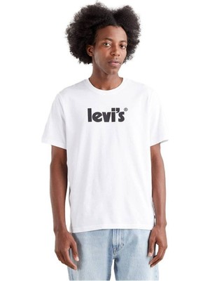 Levi's Erkek Relaxed Fit Beyaz Tshirt A2082-0029