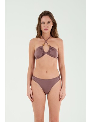 Louren B21013 Kalın Üçgen Bikini Takım
