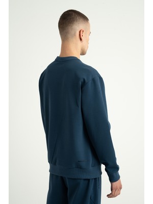 Airlife Foursquare Erkek Sıfır Yakalı Sweatshirt Parlement