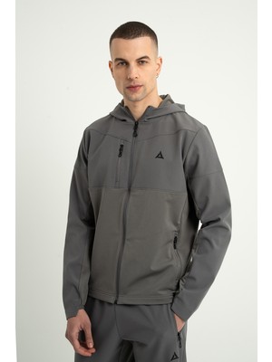 Airlife Professional Sr1 Vogue-26 Erkek Kapüşonlu Tam Boy Fermuarlı Üst Gri