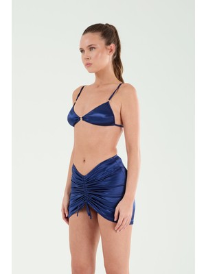 Louren P25009 Kısa Saten Etek