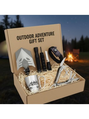 Argeus Dağcılar ve Kampçılar Için 4’lü Outdoor Macera Seti