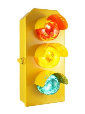 Mesan Ø70 Üçlü Multi LED Trafik Lamba Ms 8044.1.3.2.110-220VAC