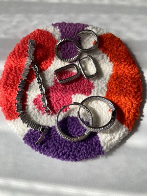 Renkli Masal Atölyesi Punch Bardak Altlığı Takı Halısı