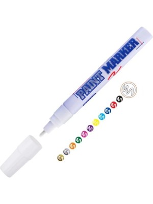 Munhwa Paint Marker Markalama Kalemi Siyah 12'li