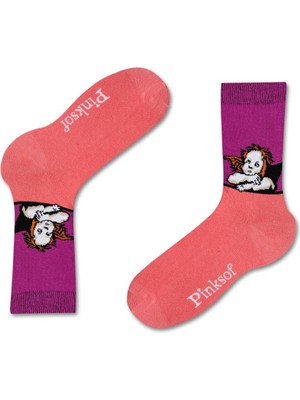 Pinksof SC4090-3K RÖNESANS01 Kadın 3'lü Hikaye Çorap