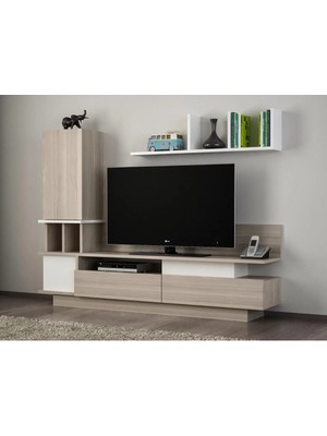 Dekorister Como Tv Ünitesi Beyaz-Cordoba