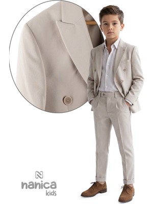 Nanica Kids Erkek Çocuk Kruvaze Takım Elbise 126639