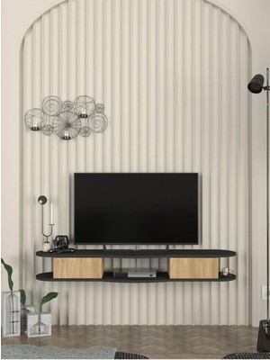 Dekorister Perk Tv Stand Antrasit - Sepet 150 cm