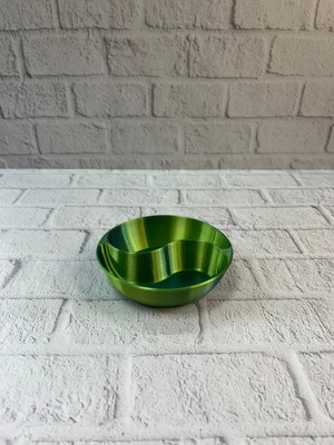 Epilons Dekoratif Yeşil Çerezlik Kase 4’lü Set 3X12 cm