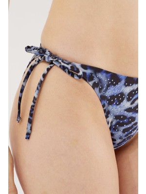 Louren B21020 Sabit Üçgen Leopar Bikini Takım
