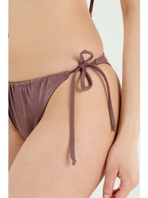 Louren B21047 Boncuklu Üçgen Bikini Takım