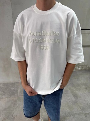 Difransel Jeans Erkek Stockholm Nakışlı Oversize T-Shirt