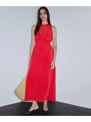 İpekyol Kırışık Efektli Midi Elbise IS1260002390034