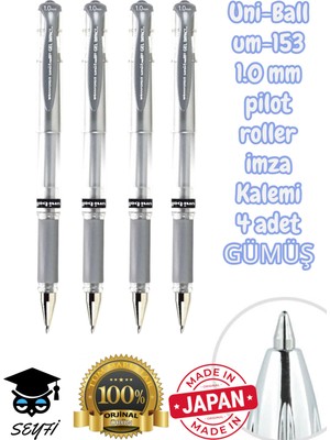 Uni-Ball UM-153 1.0 mm Pilot Roller Imza Kalemi
