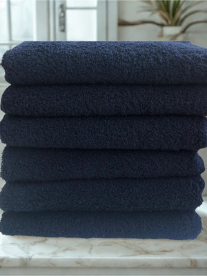 AKASYA Miosse Home 6 Adet El Havlusu, 50X90,  Pamuk, Kuaför Havlusu Yüz Havlusu, Saç Havlusu