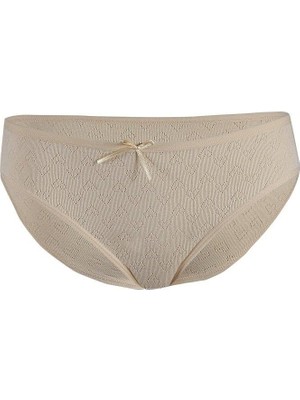 Yeni Yıldız 3576 Ten Kalpli Kadın Bikini Külot