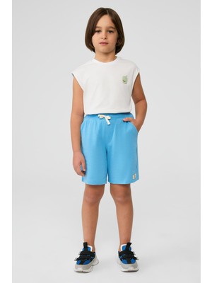 NBT BSC Bg Store Erkek Çocuk Mavi Şort