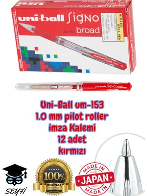 Uni-Ball UM-153 1.0 mm Pilot Roller Imza Kalemi