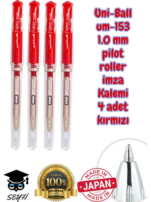 Uni-Ball UM-153 1.0 mm Pilot Roller Imza Kalemi